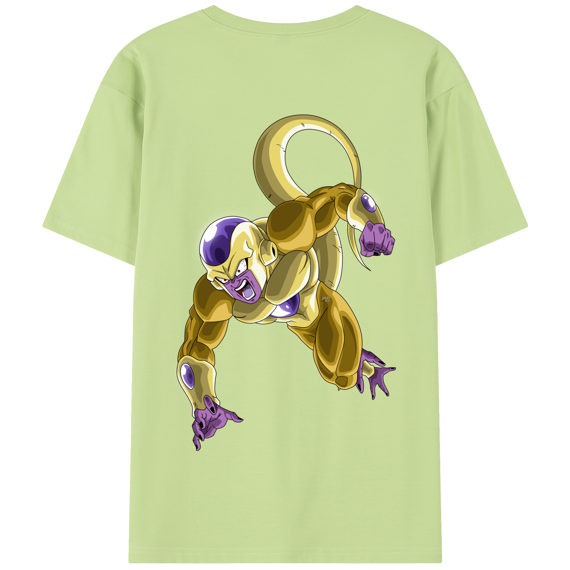 （画像用） ドラゴンボール フリーザ DRAGON BALL Frieza 綿100％半袖Tシャツ（背面プリント）